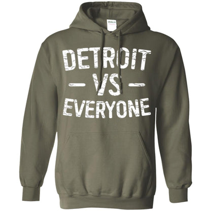 Detroit Vs Everyone T-shirt Military Green