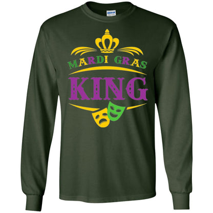 Mardi Gras King Gift T-shirt Forest Green