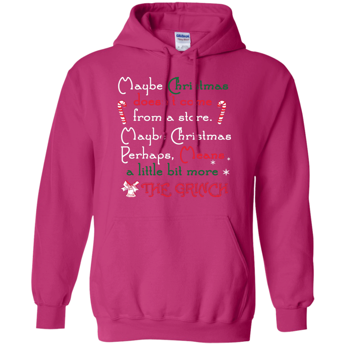 Christmas T-shirt Maybe Christmas Doesn't Come From A Store Heliconia