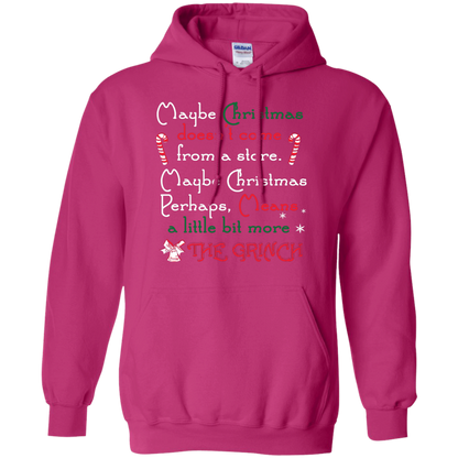 Christmas T-shirt Maybe Christmas Doesn't Come From A Store Heliconia