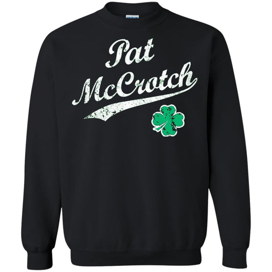 Pat Mccrotch Funny St Patricks Day T-shirt Black