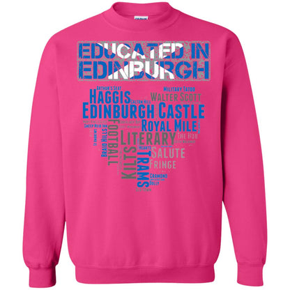 Edinburgh T-shirt Educated In Edinburgh Heliconia
