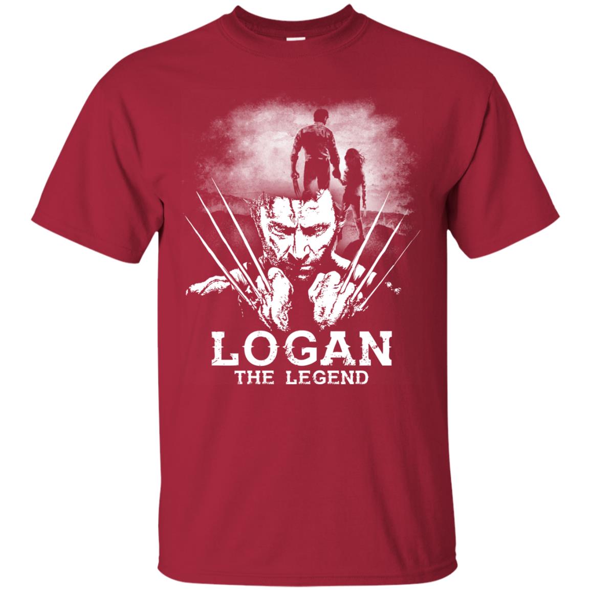 Logan The Legend Wolverine Fan T-shirt Cardinal