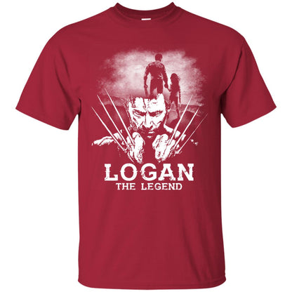 Logan The Legend Wolverine Fan T-shirt Cardinal