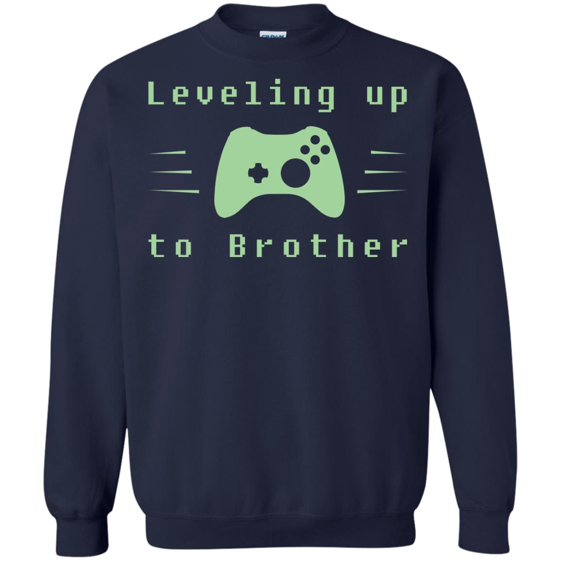 Rata-leveling Up To Brother Gaming Family Shirt Navy