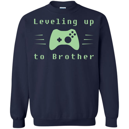Rata-leveling Up To Brother Gaming Family Shirt Navy