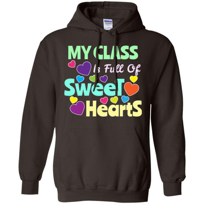 Valentines Day T-shirt I Love My Sweet Hearts Dark Chocolate