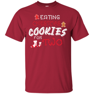 Christmas T-shirt Eating Christmas Cookies For Two