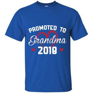 Promoted To Grandma 2018 Love Grandparents T-shirt