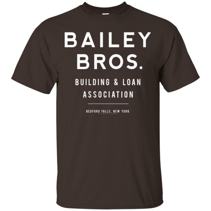 Bailey Bros Building And Loan Association T-shirt Dark Chocolate