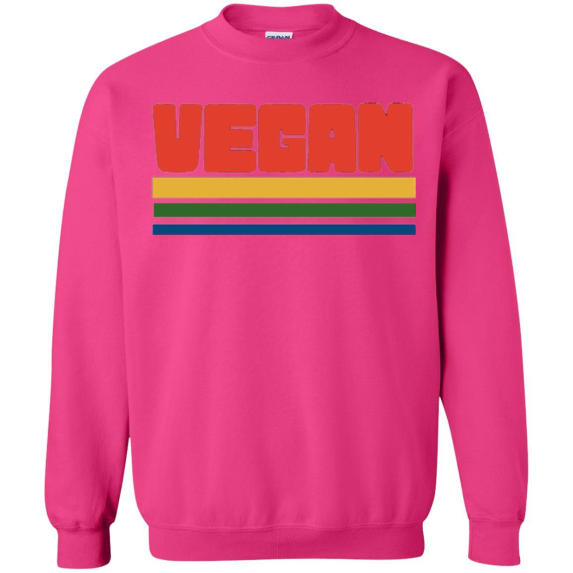 Vegan T-shirt Retro Style Veganism Heliconia