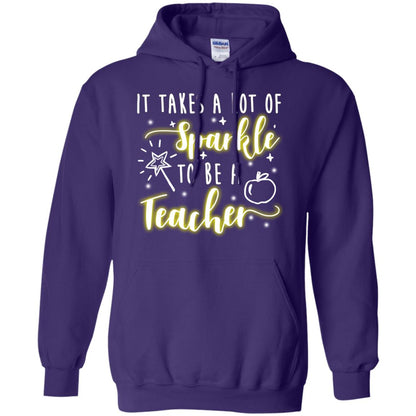 It Takes A Lot Of Sparkle To Be A Teacher Shirt Purple