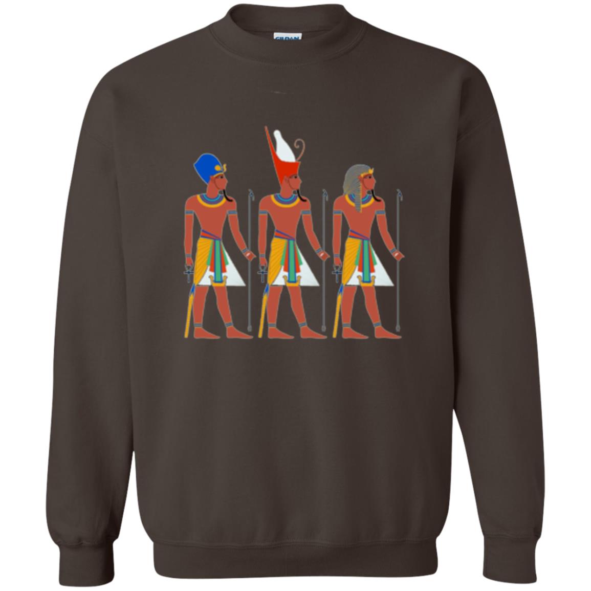 Ancient Egypt Pharaoh Art T-shirt Dark Chocolate