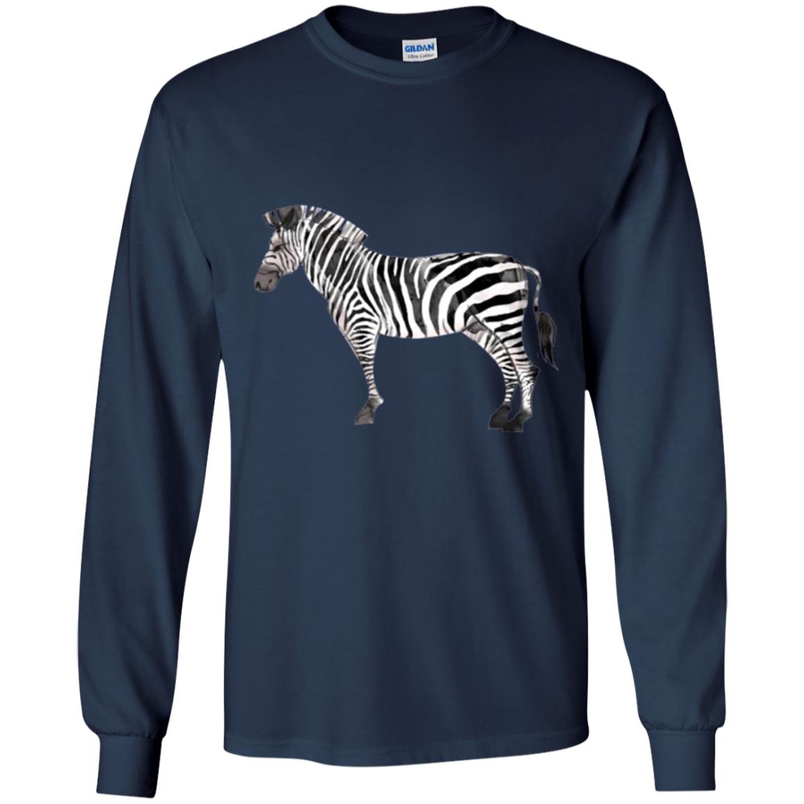 Awesome Zebra T-shirt Navy