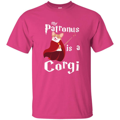 Dog Lover T-shirt My Patronus Is A Corgi T-shirt Heliconia