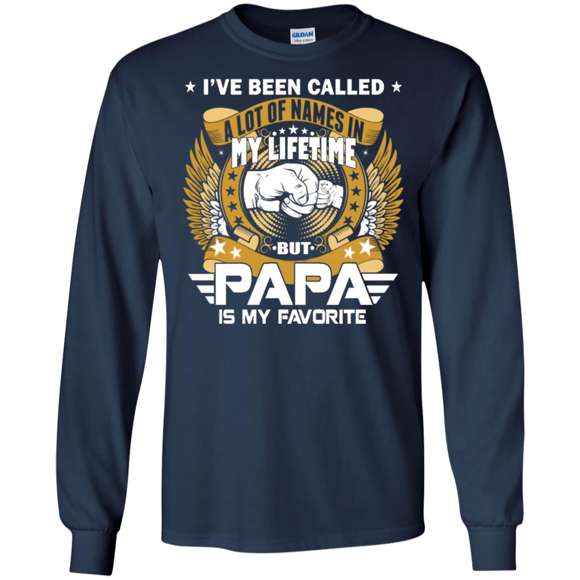 But Papa Is My Favorite Papa Shirt Navy