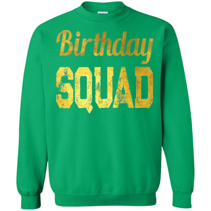 Birthday Squad Gold T-shirt Irish Green