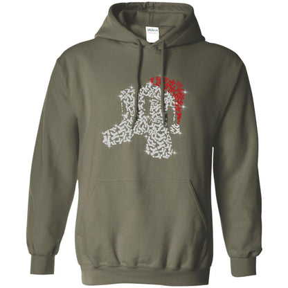 Veteran Boot With Santa Hat Merry Christmas Gift Shirt For Mens Womens Military Green