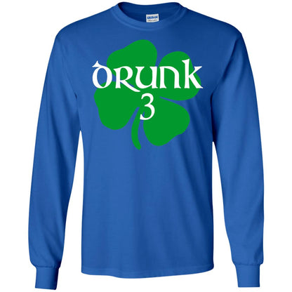 Drunk 3 Lucky Thing St. Patrick_s Day Irish T-shirt Royal