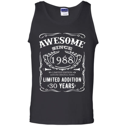 Awesome Since 1988 Limited Addition 30 Years 30th Birthday T-shirt Black