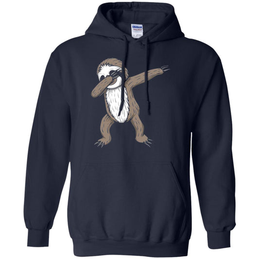 Sloth Dabbing T-shirt Funny Dance Move Navy