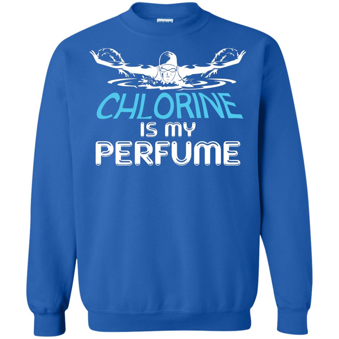 Swimmer T-shirt Chlorine Is My Perfume Royal