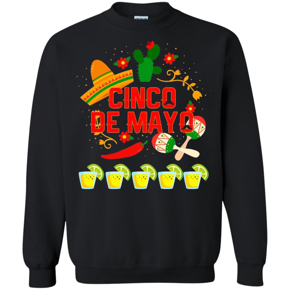 Fiesta Cinco De Mayo T-shirt Cinco De Mayo Black