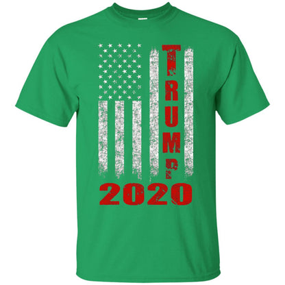 American Flag Vintage Design Trump 2020 T-shirt Irish Green