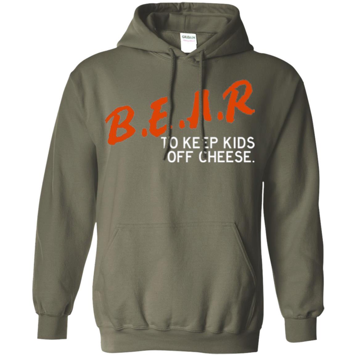 Chicago Football T-shirt B.e.a.r. To Keep Kids Off Cheese