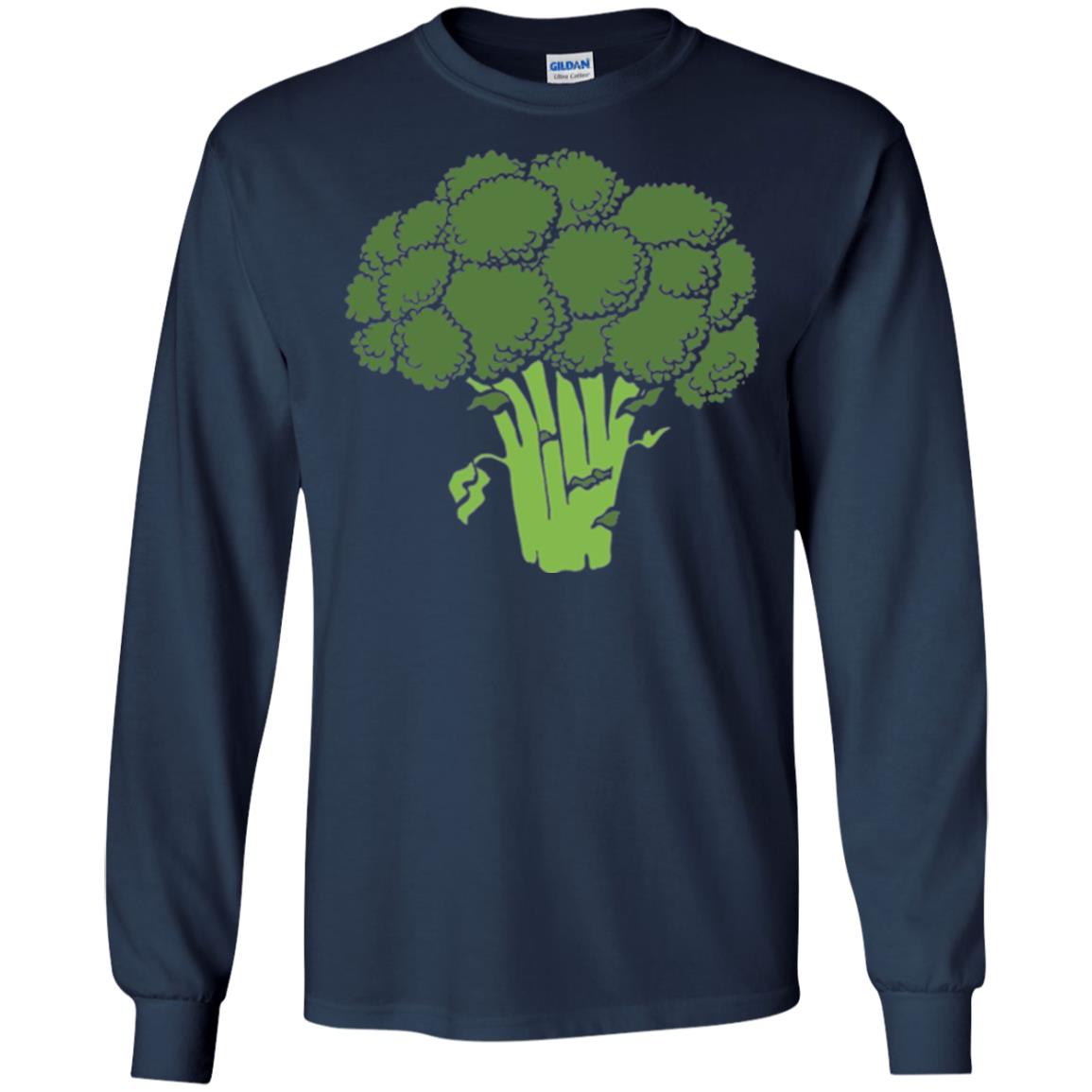 Broccoli Is Life T-shirt Funny Graphic Vegetable Navy