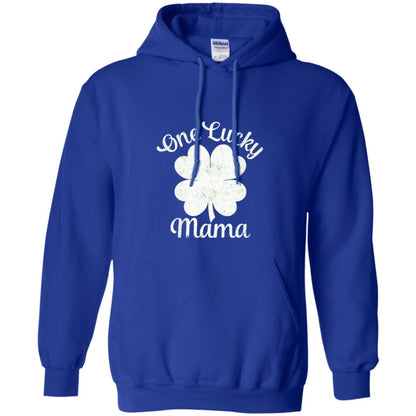 One Lucky Shamrock Mama St. Patrick's Day T-shirt Royal