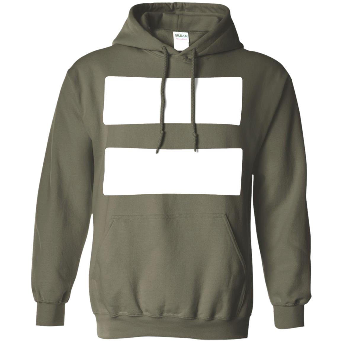 Equals Sign T-shirt Equality Symbol Feminism Military Green