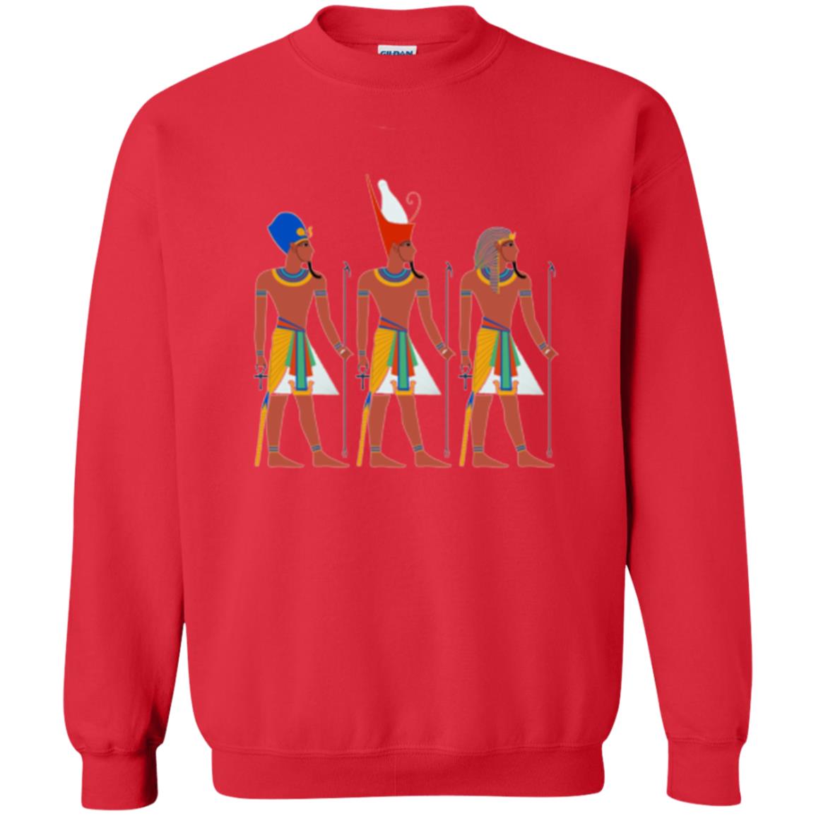 Ancient Egypt Pharaoh Art T-shirt Red