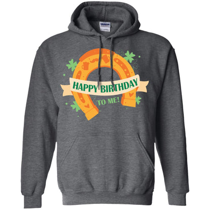 Happy Birthday To Me Shamrocks Saint Patrick's Day T-shirt Dark Heather