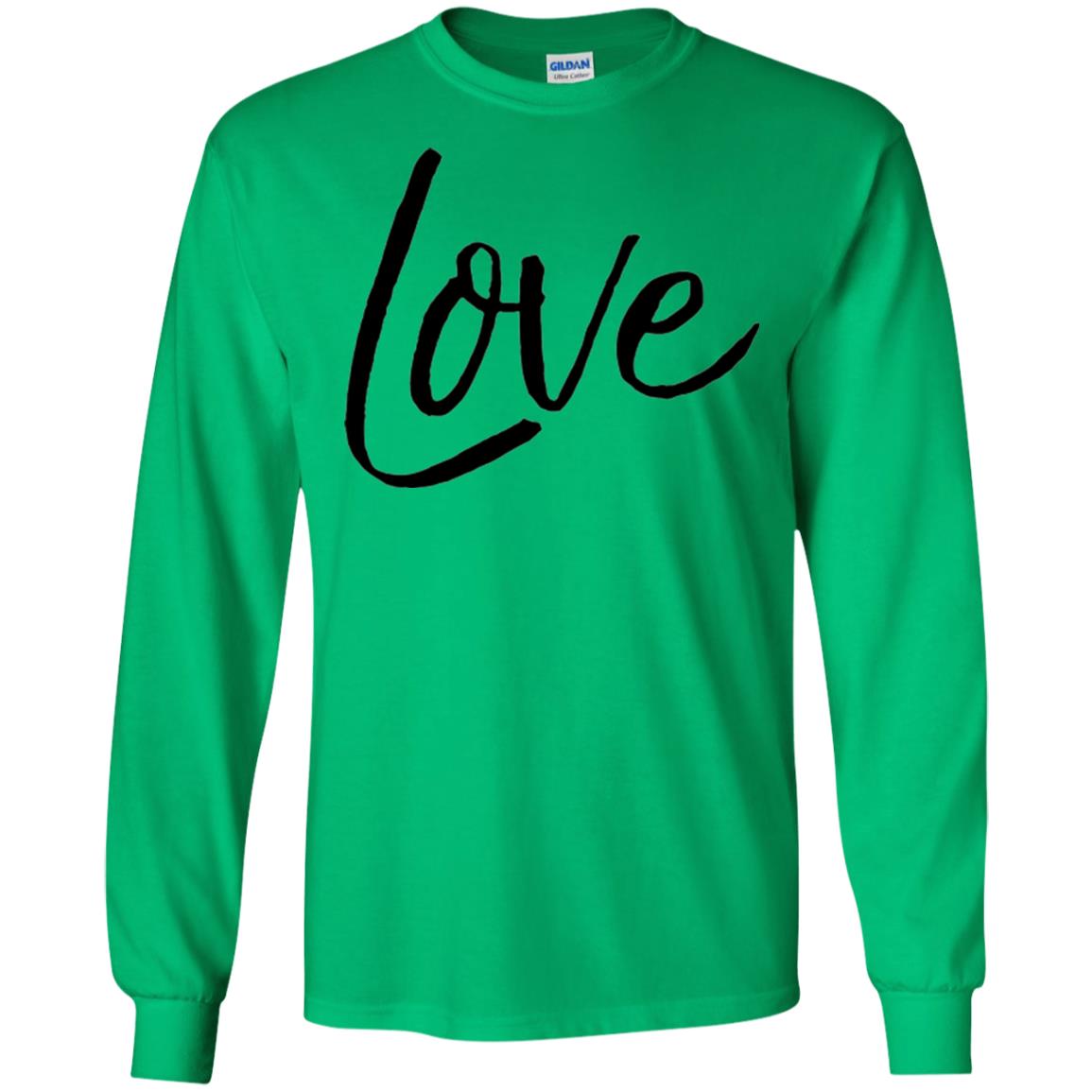 Black Love T-shirt Valentine_s Day Irish Green