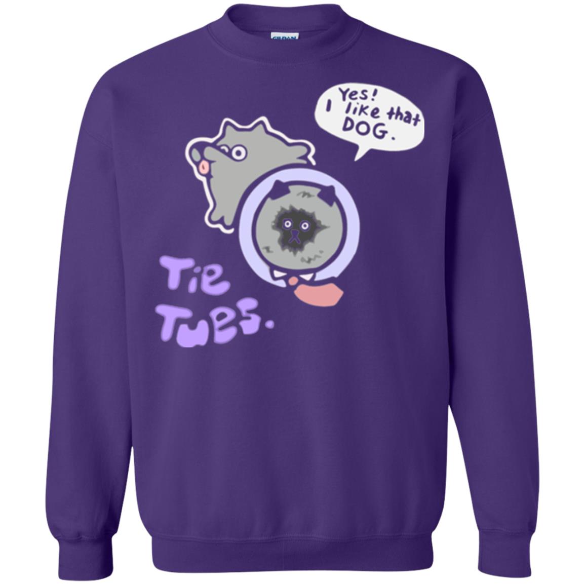 Yes I Like That Dog Tietuesday Dog Lover T-shirt Purple