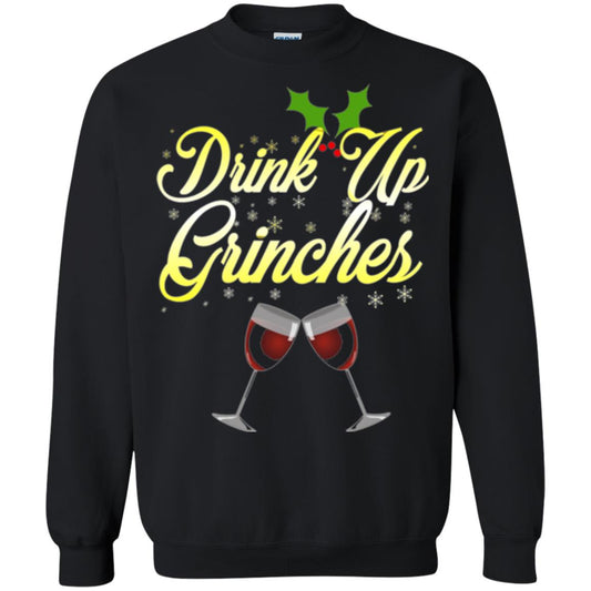Christmas T-shirt Drink Up Grinches Black