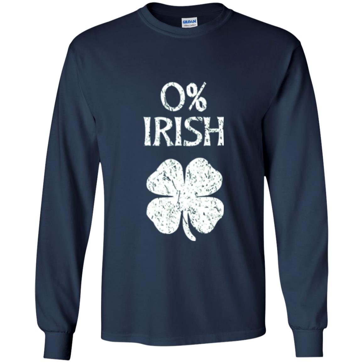St. Patrick Day T-shirt Shamrocks 0_ Irish Vintage Navy