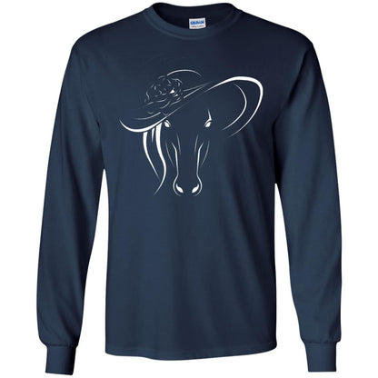 Derby Horse In Derby Womens Hat Derby Shirt Navy