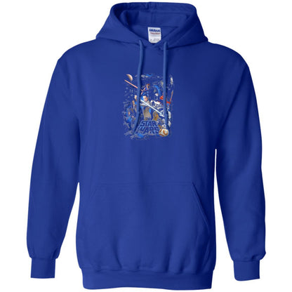 Film T-shirt Star Wars Last Jedi Classic Epic Film Poster Graphic Royal