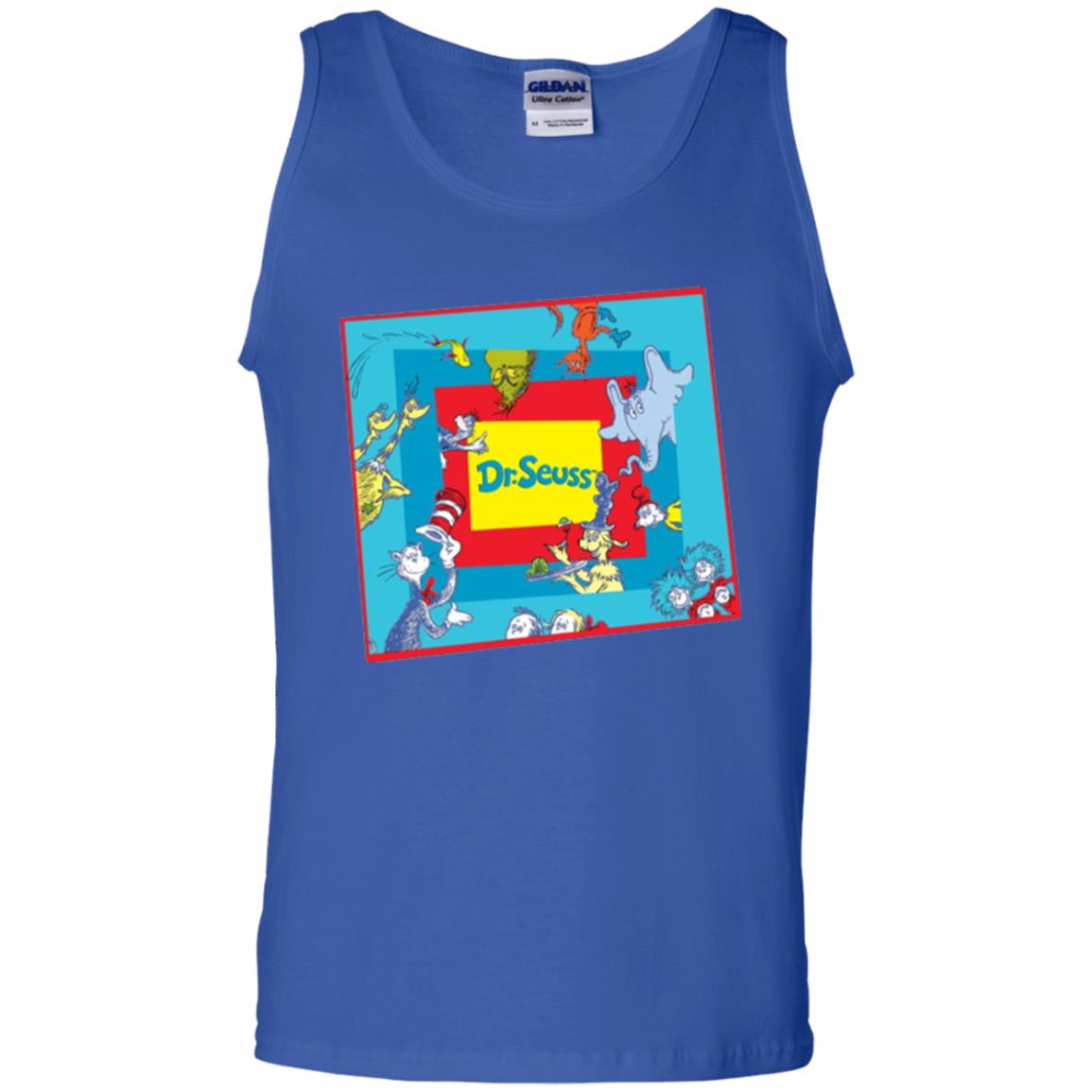 Dr. Seuss Character National Wear Red Day T-shirt Royal