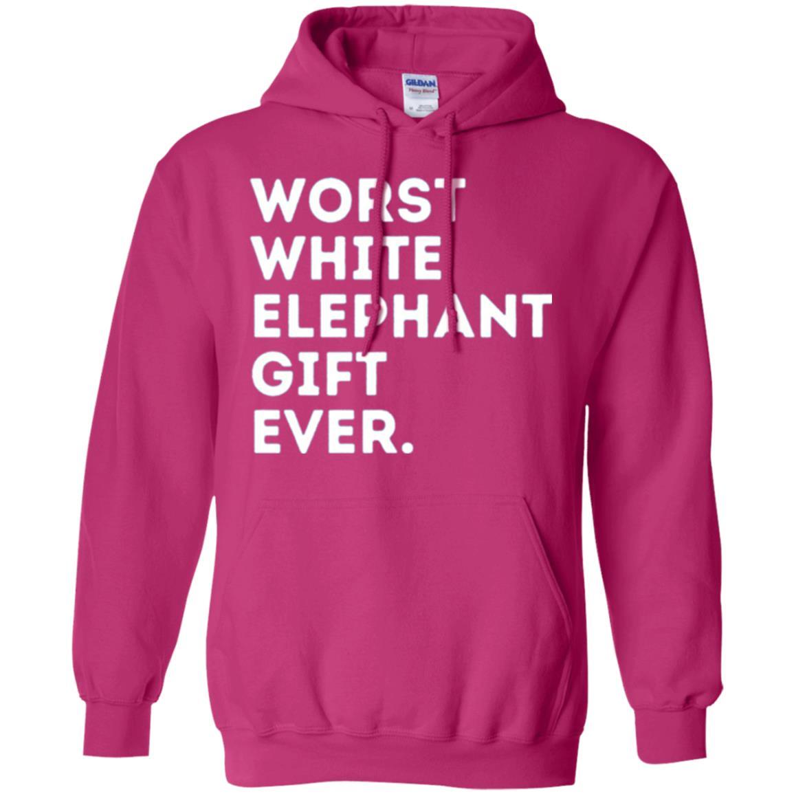 Best Worst White Elephant T-shirt Heliconia