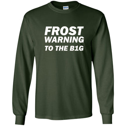 Frost Warning Nebraska T-shirt Forest Green