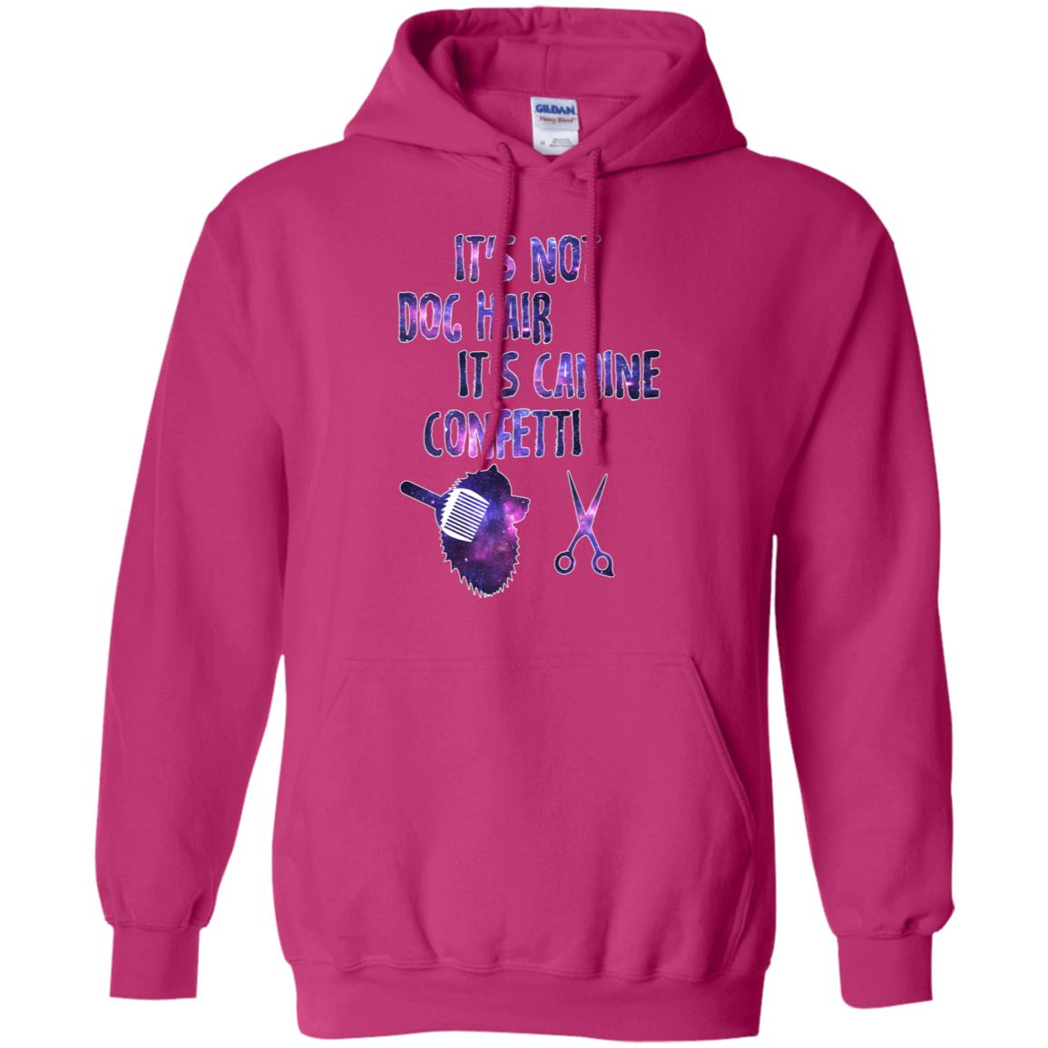 It's Not Dog Hair It's Canine Confetti Groomer Dog Shirt Heliconia