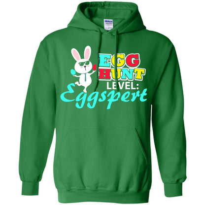Egg Hunt Level Eggspert Easter Holiday T-shirt Irish Green