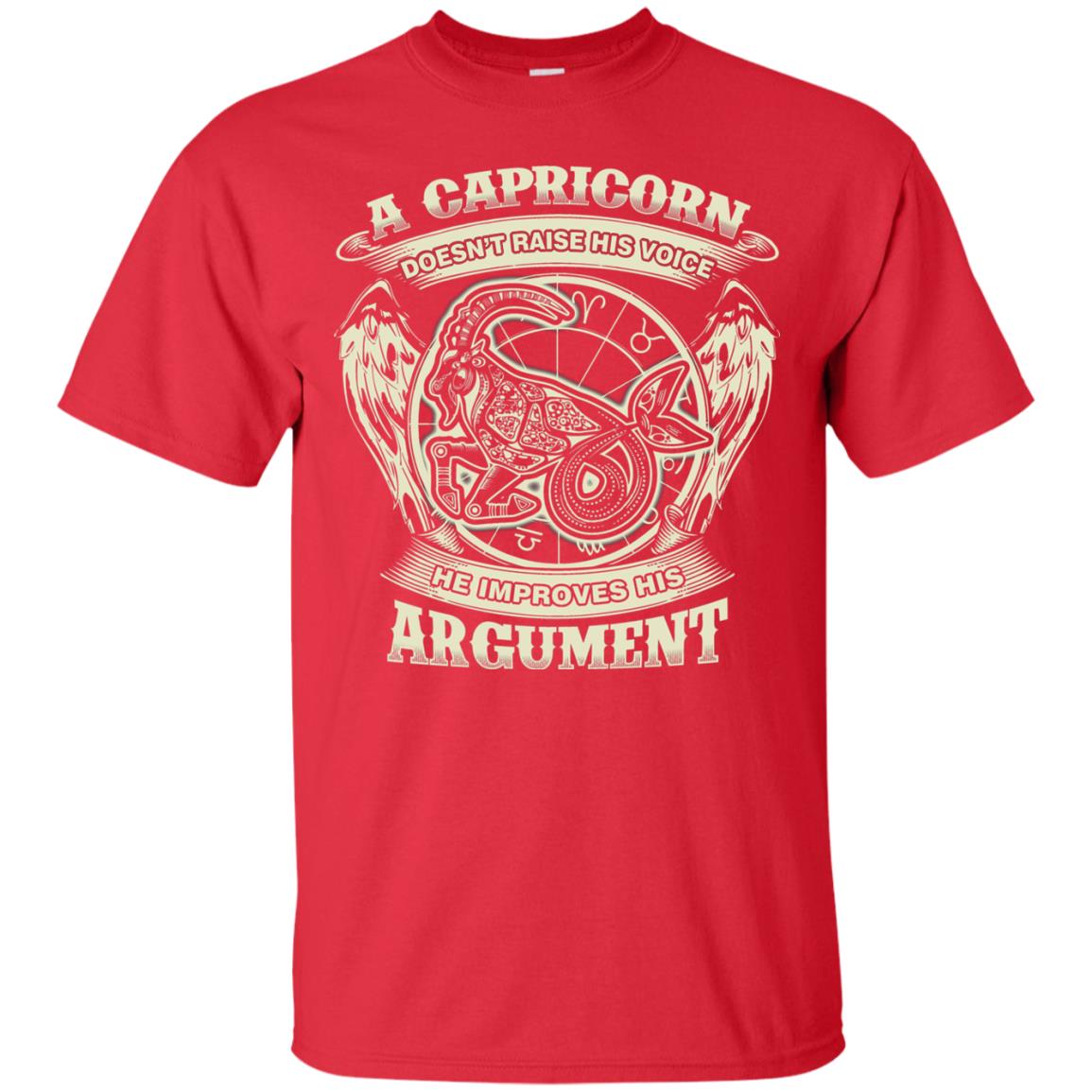Capricorn Dosent Raise His Voice He Improve His Argument Red