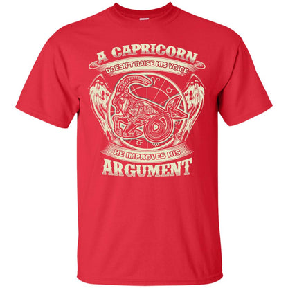 Capricorn Dosent Raise His Voice He Improve His Argument Red