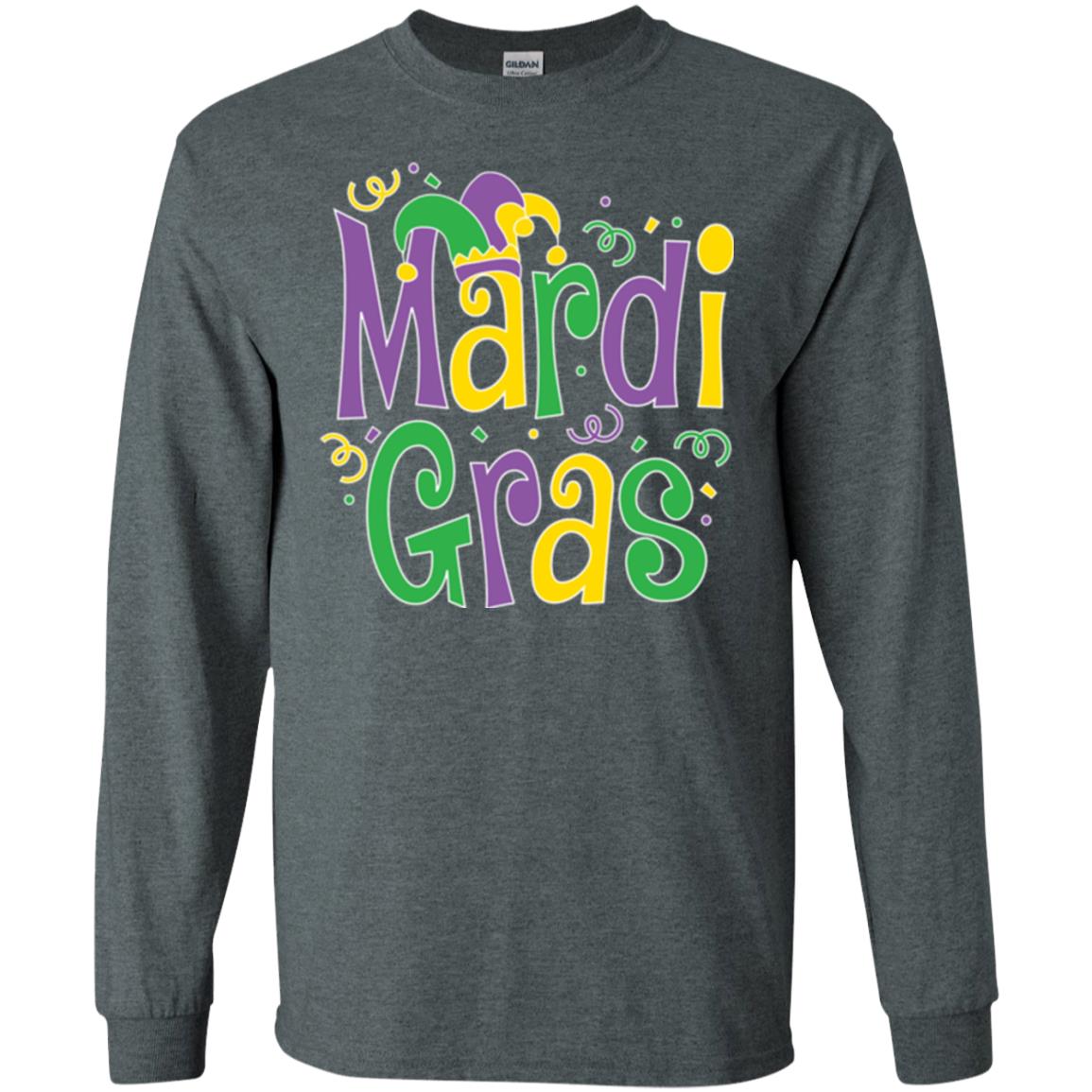 Mardi Gras T-shirt Mardi Gras Party T-shirt Dark Heather