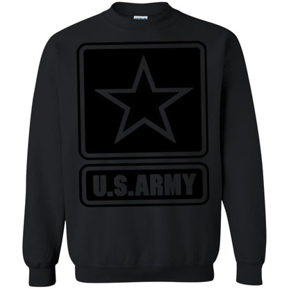 Us Army Black Logo United States Design T-shirt Black