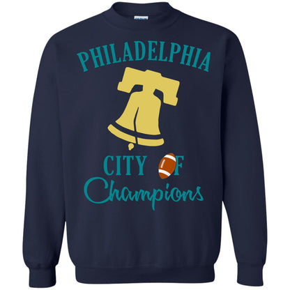 Football Lover T-shirt Philadelphia City Of Champion Navy
